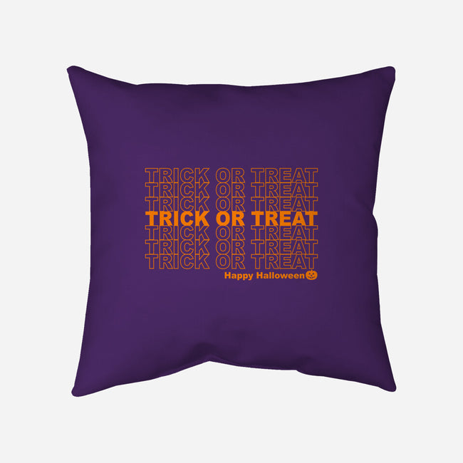 Trick Or Treat Happy Halloween-none removable cover throw pillow-goodidearyan