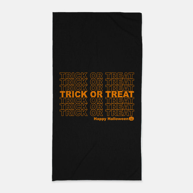 Trick Or Treat Happy Halloween-none beach towel-goodidearyan