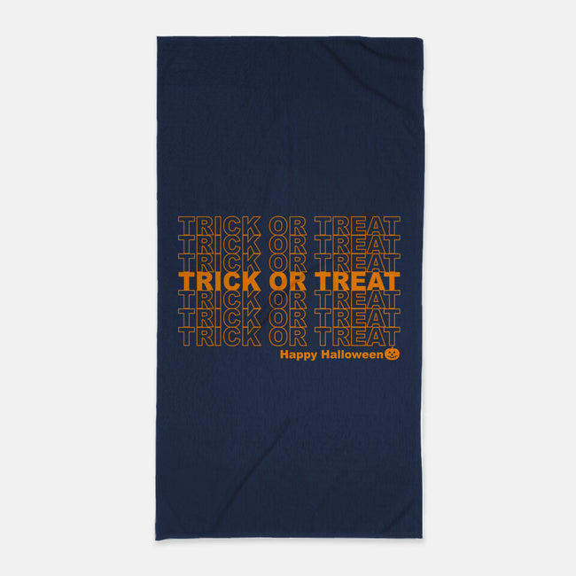Trick Or Treat Happy Halloween-none beach towel-goodidearyan