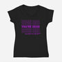 You're Dead-womens v-neck tee-goodidearyan