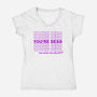 You're Dead-womens v-neck tee-goodidearyan