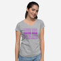 You're Dead-womens v-neck tee-goodidearyan