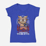 Too Cute To Be Evil-womens v-neck tee-Vallina84