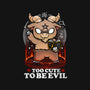Too Cute To Be Evil-none adjustable tote bag-Vallina84