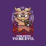 Too Cute To Be Evil-womens fitted tee-Vallina84