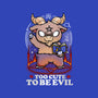 Too Cute To Be Evil-none adjustable tote bag-Vallina84