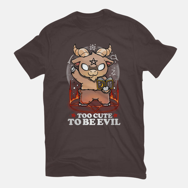 Too Cute To Be Evil-womens basic tee-Vallina84