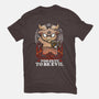 Too Cute To Be Evil-womens basic tee-Vallina84