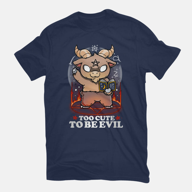 Too Cute To Be Evil-womens basic tee-Vallina84