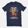 Too Cute To Be Evil-womens basic tee-Vallina84