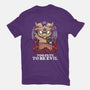 Too Cute To Be Evil-womens fitted tee-Vallina84