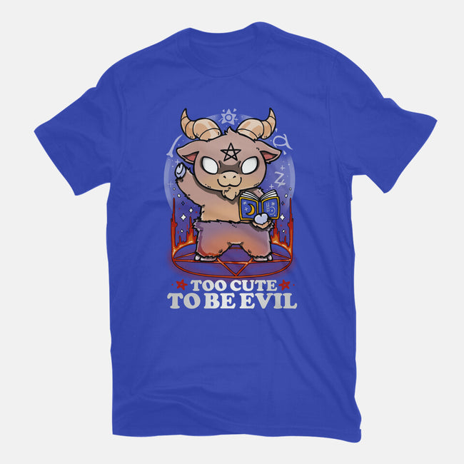 Too Cute To Be Evil-womens basic tee-Vallina84