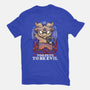 Too Cute To Be Evil-womens basic tee-Vallina84