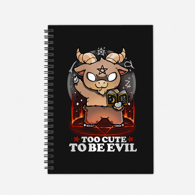 Too Cute To Be Evil-none dot grid notebook-Vallina84