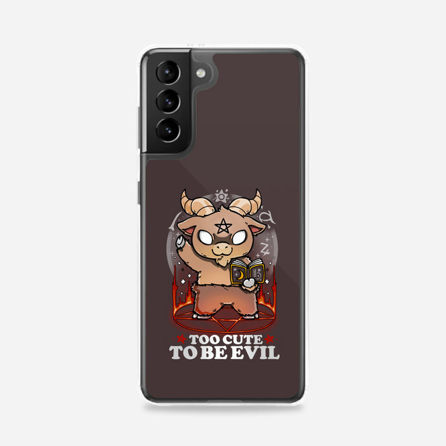 Too Cute To Be Evil-samsung snap phone case-Vallina84