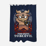 Too Cute To Be Evil-none polyester shower curtain-Vallina84