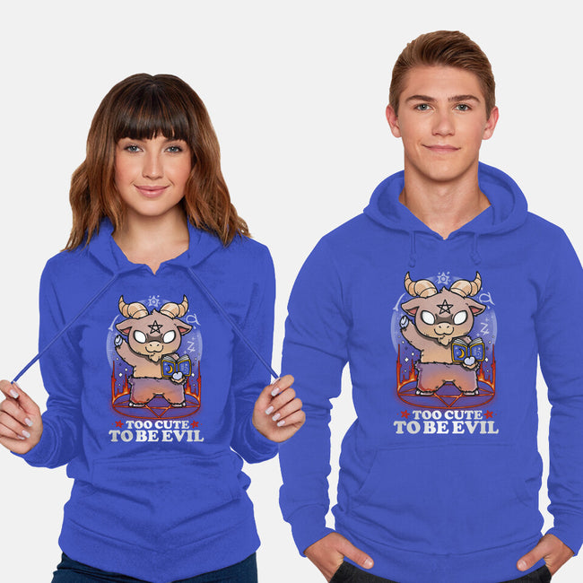 Too Cute To Be Evil-unisex pullover sweatshirt-Vallina84