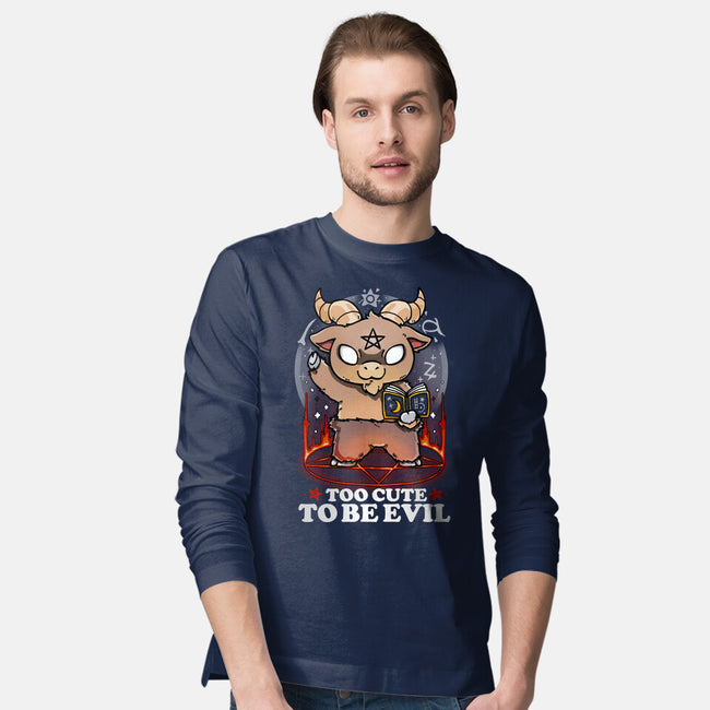 Too Cute To Be Evil-mens long sleeved tee-Vallina84