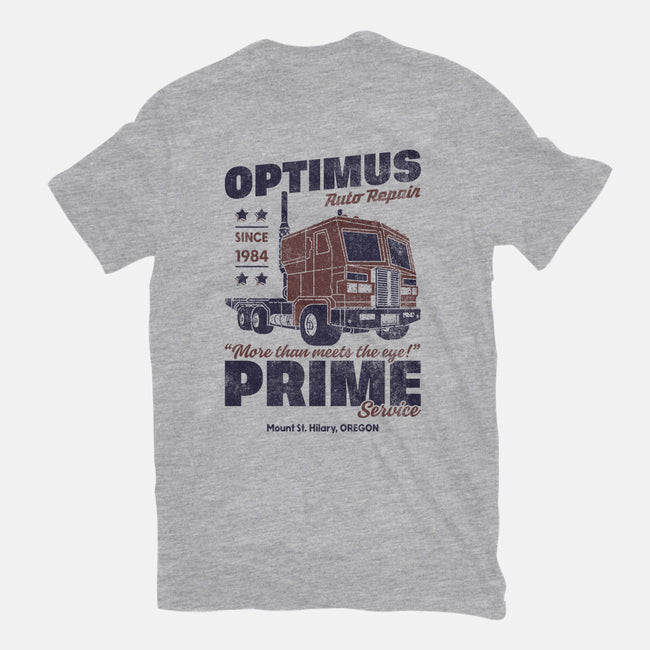 Vintage Auto Repair-womens fitted tee-retrodivision