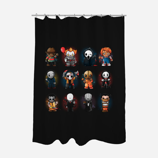 Horror Boys-none polyester shower curtain-Vallina84