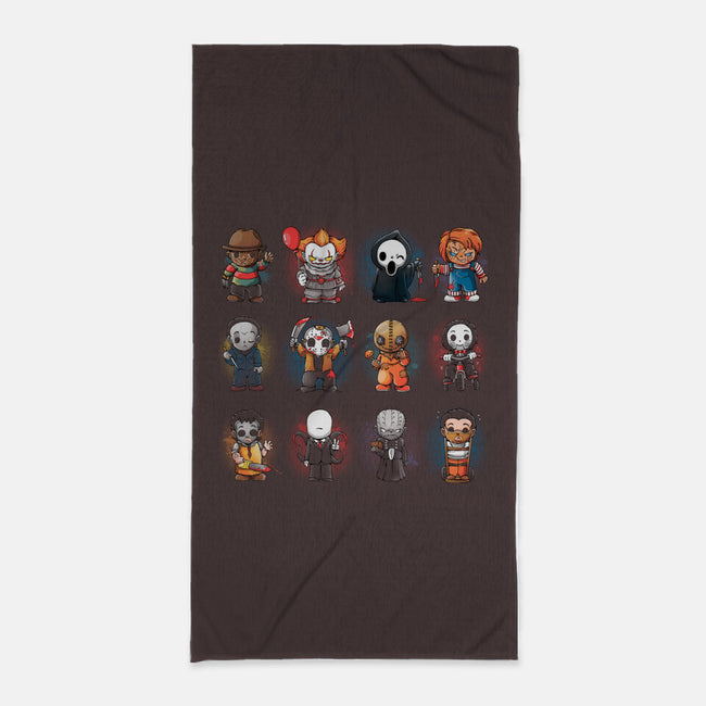 Horror Boys-none beach towel-Vallina84