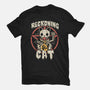 Reckoning Cat-womens fitted tee-CoD Designs