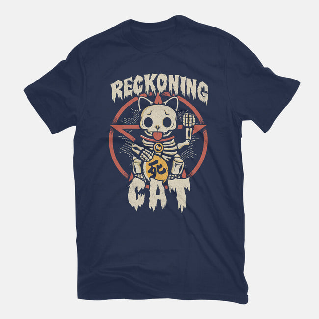 Reckoning Cat-womens fitted tee-CoD Designs