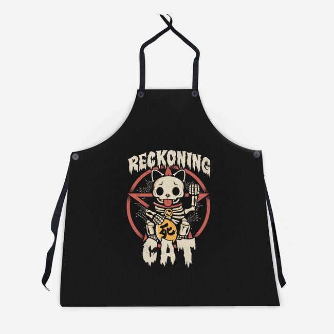 Reckoning Cat-unisex kitchen apron-CoD Designs