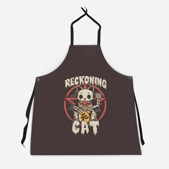 Reckoning Cat-unisex kitchen apron-CoD Designs