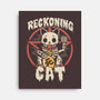 Reckoning Cat-none stretched canvas-CoD Designs
