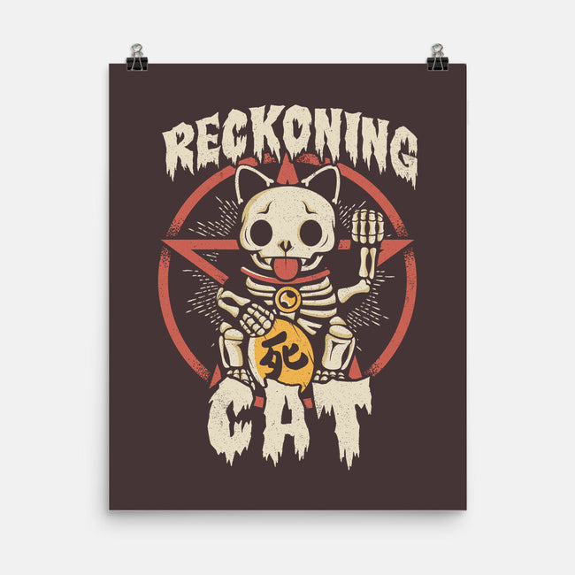 Reckoning Cat-none matte poster-CoD Designs