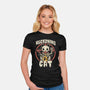 Reckoning Cat-womens fitted tee-CoD Designs