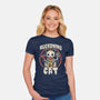 Reckoning Cat-womens fitted tee-CoD Designs