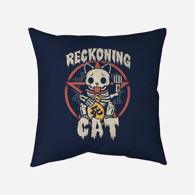 Reckoning Cat-none removable cover w insert throw pillow-CoD Designs