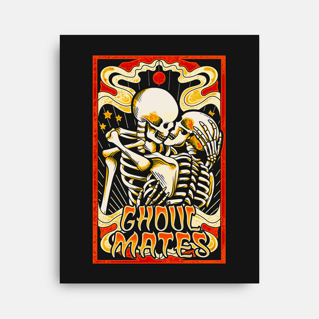 Ghoul Mates-none stretched canvas-CoD Designs