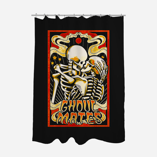 Ghoul Mates-none polyester shower curtain-CoD Designs
