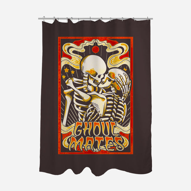 Ghoul Mates-none polyester shower curtain-CoD Designs