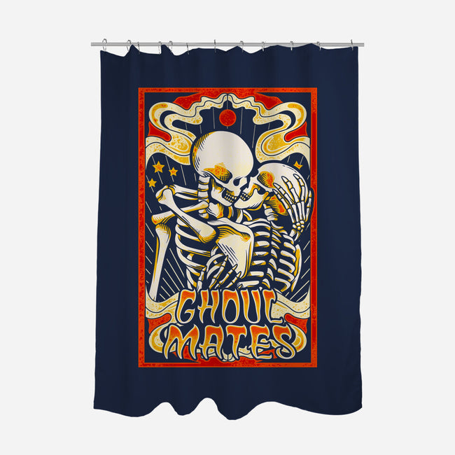 Ghoul Mates-none polyester shower curtain-CoD Designs