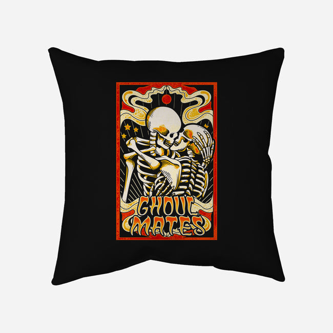 Ghoul Mates-none removable cover throw pillow-CoD Designs