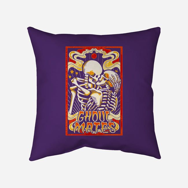 Ghoul Mates-none removable cover throw pillow-CoD Designs