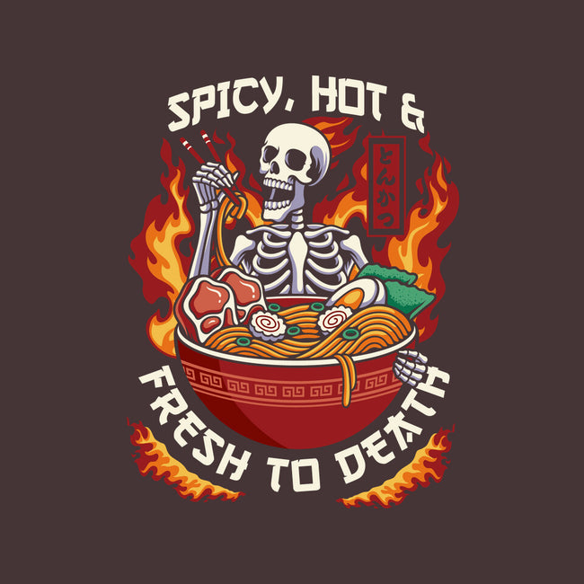 Spicy, Hot & Fresh to Death-none beach towel-CoD Designs
