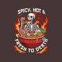 Spicy, Hot & Fresh to Death-none polyester shower curtain-CoD Designs