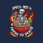 Spicy, Hot & Fresh to Death-none stretched canvas-CoD Designs