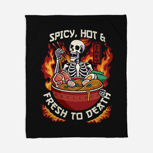 Spicy, Hot & Fresh to Death-none fleece blanket-CoD Designs