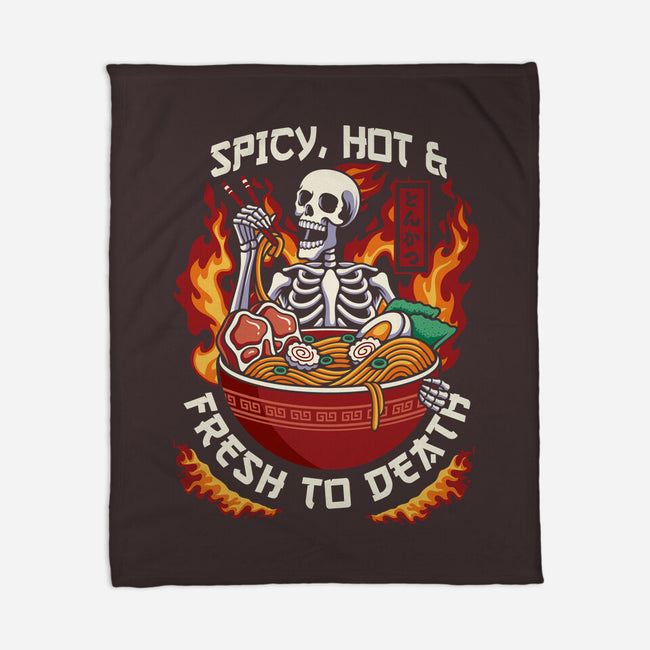 Spicy, Hot & Fresh to Death-none fleece blanket-CoD Designs