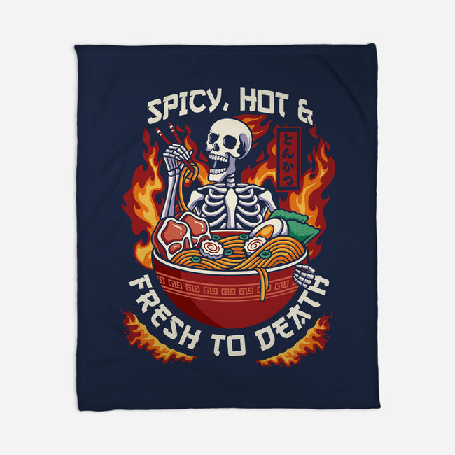 Spicy, Hot & Fresh to Death-none fleece blanket-CoD Designs