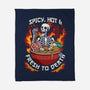 Spicy, Hot & Fresh to Death-none fleece blanket-CoD Designs