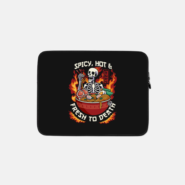 Spicy, Hot & Fresh to Death-none zippered laptop sleeve-CoD Designs