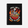 Spicy, Hot & Fresh to Death-none dot grid notebook-CoD Designs