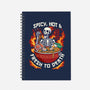 Spicy, Hot & Fresh to Death-none dot grid notebook-CoD Designs